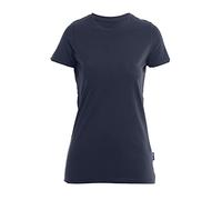 HRM Luxury Roundneck tee I Premium T-Shirt Damen Rundhalsausschnitt aus 100% Bio-Baumwolle I Basic Shirt Damen bis 60°C I hochwertige & nachhaltige DamenTops, Azul (Navy 04-Navy), XXL