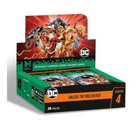 HRO - Tarjetas coleccionables híbridas DC Comics: Capítulo 4-24 Pack Mega Booster Box - 168 Cartas