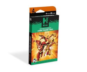 HRO - Tarjetas coleccionables híbridas DC Comics: Capítulo 4 - Premium Booster Box - 4 boosters - 29 Cartas en Total