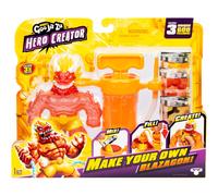 Hroes de Goo Jit Zu Creador de hroes Blazagon con 3 combates de estafos nicos Mezcle y crea su propia figura de accin elstica Play una y otr