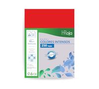 HRoja - Folios Colores Intensos A4 80 gr, 250 hojas, Papel Multifunción apto Impresoras Inkjet y Láser - 210 x 297 mm - Ideal para Oficina, Hogar, Manualidades y Origami (Rojo Intenso)