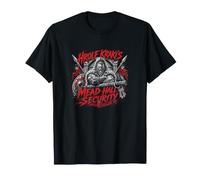 Hrolf Krakis Mead Hall Seguridad Viking Berserker Camiseta
