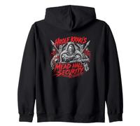 Hrolf Krakis Mead Hall Seguridad Vikingo nórdico Sudadera con Capucha