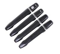 HRQCTIM Embellecedor Adhesivo Para Manijas De Puerta De Coche Para Peugeot 4007 2007-2012(Carbon 2 buttons)