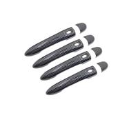 HRQCTIM Embellecedor De Manija De Puerta Exterior Para Renault Para Samsung SM5 L43 Para NOVA Para Safrane 2009-2019(0 Keyhole 4 Buttons)