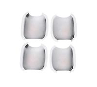 HRQCTIM Embellecedores Cromados Para Manijas De Puerta Fabricados En Fibra De Carbono ABS Para Citroën DS4 2010-2018 (Bowl)