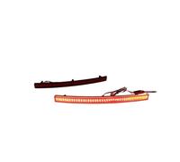 HRQCTIM Luces Traseras Freno para C&hevrolet para Corvette C7 2014-2019 Luces Antiniebla Traseras Luces Reflectoras LED Rojas para Parachoques Trasero Coche Tercera Luz De Freno(2pcs Red Lens)