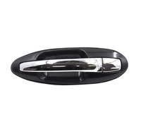 HRQCTIM Manija Exterior Negra Para Puerta Para Hyundai Para Sonata 2001 2002 2003 2004(Chrome rear left)