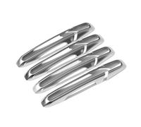 HRQCTIM Marco Protector Y Decorativo Para Las Manijas Exteriores De Las Puertas De Vehículos Para Land Rover Para Jaguar (SilverGray)