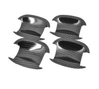 HRQCTIM Moldura Decorativa Para La Cavidad De La Manija De La Puerta Del Coche Para Skoda Para Superb 2009-2013(Carbon bowl)