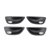 HRQCTIM Para 5 Series F10 F11 F18 520i 523i 525i 528i Manija De Puerta Izquierda Derecha Cubierta De Cuenco Reemplazo Embellecedor 2 Uds/4 Uds (Black 4pcs Set)