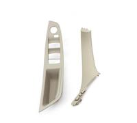 HRQCTIM Para F10 F11 F18 520 523 525 528 51417225865 LHD Panel Interior De Puerta De Pasajero Manija Cubierta Embellecedora De Tirar (LHD Oyster 2pcs)