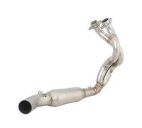 HRQCTIM Tubo Escape Motocicleta para Kawasaki Z650 para Ninja 650 KRT Edition para Ninja650 2023 2024 Sistema De Escape De Motocicleta Silenciador Tubo De Enlace Delantero Tubo Escape Motocicleta