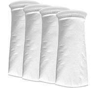 HRTFILTERS 100/150/200 micras, anillo de 10,16 cm, filtro de bolsa corta de 22,86 cm, filtro de fieltro para acuario, arrecifes marinos, sumidero (100 micras/um 4 x 9 pulgadas)