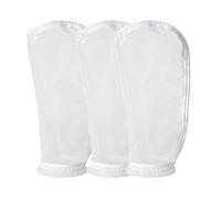 HRTFILTERS 4 pulgadas 100 micrones anillo acuario agua nailon monofilamento filtro de malla bolsa de calcetines - paquete de 3 (100 micrones 4 pulgadas x 14 pulgadas)