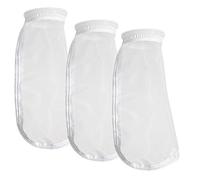 HRTFILTERS 4 pulgadas 500 micrones anillo acuario agua nailon monofilamento filtro de malla bolsa de calcetines - paquete de 3 (500 micrones 4 pulgadas x 14 pulgadas)