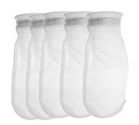 HRTFILTERS Paquete de 5 calcetines de malla de nailon para filtro de 10 cm, anillo de 300 micras - por 15 pulgadas de largo - bolsas de filtro de agua para acuario (300 micras)