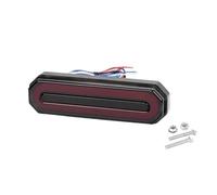 HRTLSS Luz Trasera antiniebla 12V 24V Coche Camión Señales De Giro Fluctuantes Luces Freno 3 En 1 Luz Trasera Indicador Flash RV ATV UTV Parada Rojas Y Amarillas(1pc 45Leds 125mm)