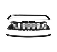 HRTLSS Rrejilla Delantera Parrilla Embellecedor Cubierta Rejilla para Capó Delantero Coche 3 Uds para S para JCW