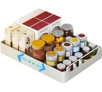 HRTS cajones extraibles para Cocina Cajón Telescópico Cocina Cajón Deslizante para Alacena, Cajón de Cocina Extensible Desplegable, Sin Necesidad de Taladrar Ni Clavar,30cm x 43cm x 7cm