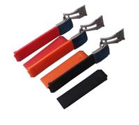 HRTUFN Correa de reloj silicona con extremo curvo especial Z353, accesorios for deportivo, correa 20 mm, color rojo, naranja y negro(naranja)