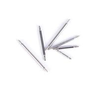 HRTUFN MIUYTRN 20 pasadores de Resorte de Acero Inoxidable for Correa de Reloj, 16 mm, 18 mm, 20 mm y 22 mm, Barras de Resorte de liberación, Correa de Repuesto Recta. cuicui(20mm)