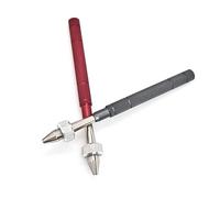 HRTUFN MIUYTRN Herramientas de reparación de Relojes, Pinzas de precisión, Pinzas de Palanca y Tornillo de Banco for Corona, instalación de Escape mecánico cuicui(Silver Without Holes)