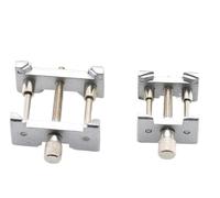 HRTUFN MIUYTRN Juego de Abrazaderas for Soporte de Movimiento de Reloj de Metal, Herramienta 2 en 1, Tornillo de Banco Reversible for reparación de Cajas cuicui