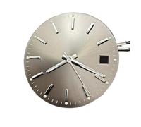 HRTUFN WCC00816 Esfera de Reloj 29 mm + Juego manecillas, Esfera Registro, esferas Luminosas Verdes, Accesorios modificados for Movimiento 8215/8200/2813(Dark Grey Set)