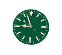 HRTUFN WCC00816 Esfera de Reloj 29 mm + Juego manecillas Luminosas Verdes, 369 Caras, Accesorios for Movimiento NH35/NH36/8215/2813(Green for 8215 2813)
