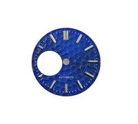 HRTUFN WCC00816 Esfera de Reloj NH34 Luminosa Verde 28,5 mm, Accesorios for Relojes mecánicos, esferas Repuesto for Movimientos NH38(BLU)