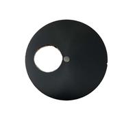 HRTUFN WCC00816 Esfera de Reloj NH38 30,5 mm con patrón Rayos Sol, Esqueleto vacío sin Palabras, Esfera modificable un Solo Orificio for el Movimiento(Schwarz)