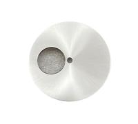 HRTUFN WCC00816 Esfera de Reloj NH38 30,5 mm con patrón Rayos Sol, Esqueleto vacío sin Palabras, Esfera modificable un Solo Orificio for el Movimiento(Bianco)