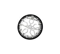 HRTUFN WCC00816 Esfera de Reloj NH70 28,5 mm, Luminosa, Verde, Hueca, Accesorios modificados for el Movimiento NH38(Black White)