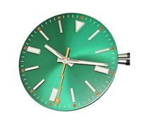 HRTUFN WCC00816 Juego de Esfera y manecillas Reloj 29 mm con Puntero Luminoso Verde for Movimiento Mingzhu 2813/3804 (8215/8200/8205/821A)(Verde)