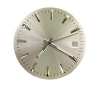 HRTUFN WCC00816 Reloj de 28,5 mm con Esfera Sencilla y manecillas Luminosas Verdes. Accesorios modificados for el Movimiento NH35 4R36 7S(Silvery and 1230hand)