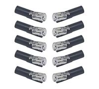 Hrtyvhin 10 conectores de alambre LED enchufables, conectores de un solo cable con hebilla de bloqueo, cables de 1 vía, conexiones, cable de conexión rápida duradera