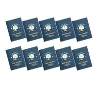Hrtyvhin 10 tarjetas de felicitación navideñas para familiares, amigos, niños, tarjetas de felicitación navideñas con sobre y de carta para juego de tarjetas navideñas