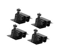 Hrtyvhin 2/4 piezas práctico soporte para canalón para paneles solares, accesorios prácticos para una mejor exposición al sol sin necesidad de taladrar