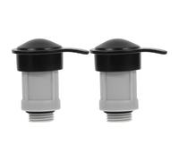 Hrtyvhin 2 piezas 12363 12373 boquillas de aire, válvulas y tapas, repuesto para inyectores de suelo, cubiertas de inyectores, reemplazo fácil de usar para inyección de suelo