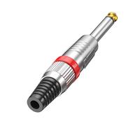 Hrtyvhin 6, adaptador de enchufe de 35 mm, contactos dorados de 24 quilates, carcasa de metal reforzada, tapón de rosca, seguridad para organizadores de eventos, tapón de rosca para emisoras