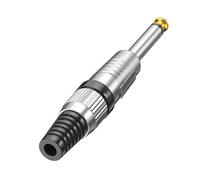 Hrtyvhin 6, adaptador de enchufe de 35 mm, contactos dorados de 24 quilates, carcasa de metal reforzada, tapón de rosca, seguridad para organizadores de eventos, tapón de rosca para emisoras