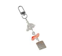 Hrtyvhin Accesorio con cuentas de pesca de colores para decoración del hogar, amuleto de resina multiusos, diseños portátiles, llavero de pesca de colores hecho a mano