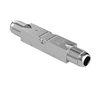 Hrtyvhin Acoplador RJ45 seguro para cable de red Cat7 / Cat6A, adaptador de red blindado y sin herramientas