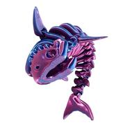 Hrtyvhin Adorno de Hueso de Impreso en 3D con diseño articulado, de Animal con articulación Flexible para Juguete de Escritorio, decoración para hogar y la Oficina, Adorno de Animal