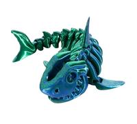 Hrtyvhin Adorno de Hueso de Impreso en 3D con diseño articulado, de Animal con articulación Flexible para Juguete de Escritorio, decoración para hogar y la Oficina, Adorno de Animal