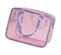 Hrtyvhin Bolsa de playa de malla ventilada de secado rápido para viajes, gimnasio, almacenamiento de equipo de natación S con asas de transporte, bolsa de mano de malla transpirable de secado rápido