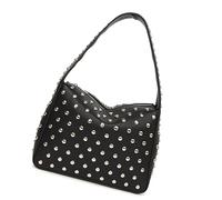 Hrtyvhin Bolso de hombro con remaches para mujer, bolso que combina con todo, axila, Otoño e Invierno, Retro, para ir trabajo, a