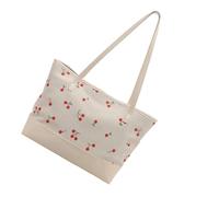 Hrtyvhin Bolso de mujer, elegante axila, escuela, gran capacidad, bolso de hombro, bolso de mano, bolso de mano, estético para el día a día, hombro de mujer, Blanco