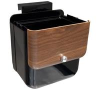 Hrtyvhin Bote de basura para colgar en la pared que ahorra espacio con sello deslizante para cocina Apertura Lavado simple y extraíble corrediza de fuerte Contenedor montado en la del